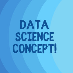 Conceptual hand writing showing Data Science Concept. Business photo showcasing extraction of valuable knowledge from raw data Blank Vertical Curve Strip Monochrome Color in Seamless