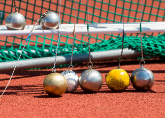 Hammer throw on the track and field stade