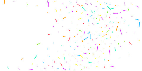 Sprinkles grainy. Cupcake donuts, dessert, party