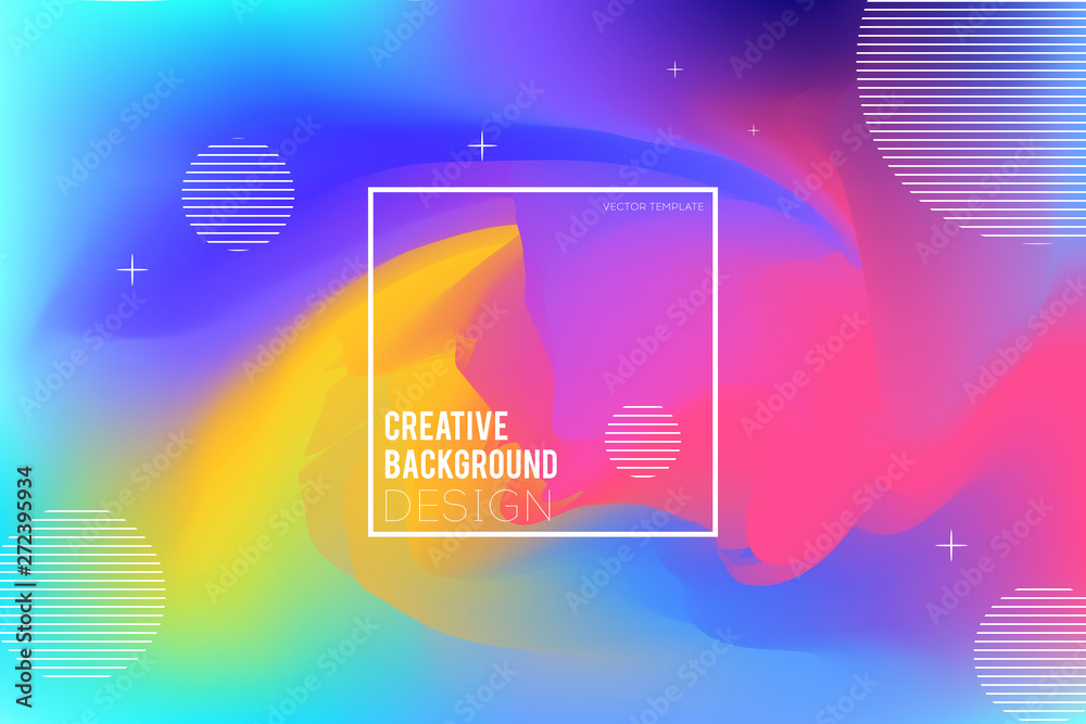 Canvas Prints colorful blurred background with trendy gradient. modern page design for website. vector template, e