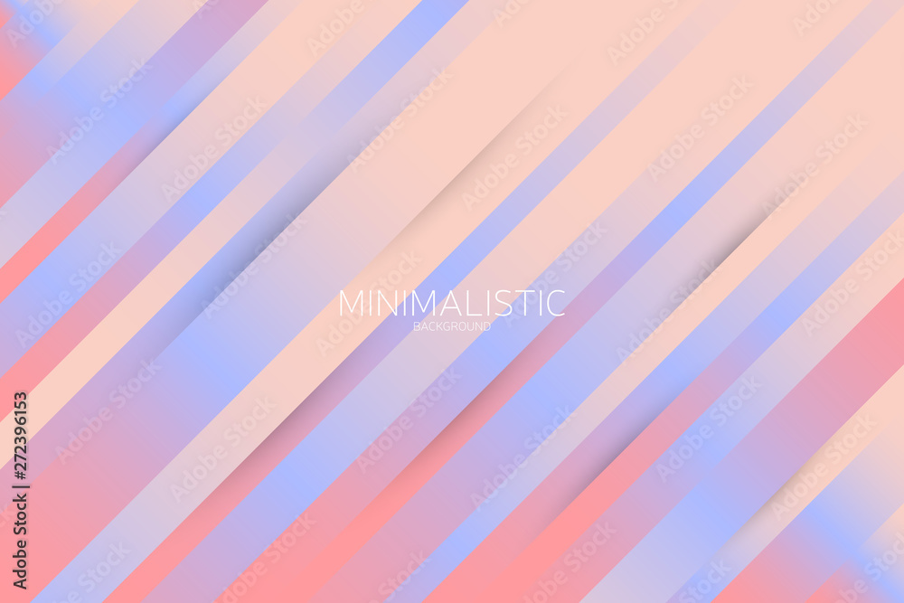 Canvas Prints colorful line background with gradient. trendy minimalistic web page, brochure, leaflet layout, pres
