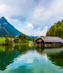 Fototapeta premium Königssee - the cleanest lake in Germany