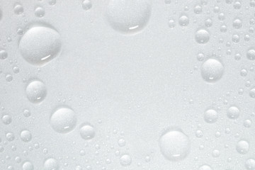 White texture with drops