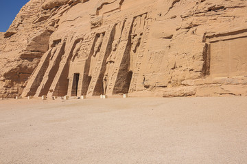 General view of the Small Temple of Abu Simbel