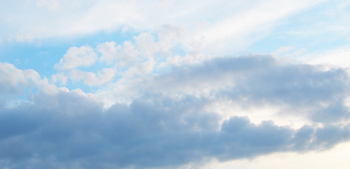 blue sky with clouds