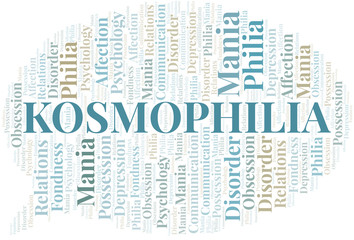 Kosmophilia word cloud. Type of Philia.