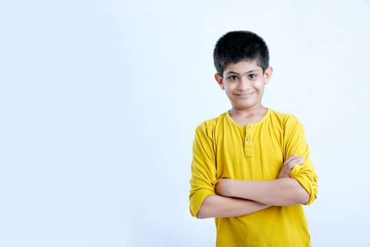 Young indian cute child with multi expressions