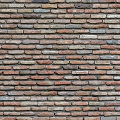 Fototapety  Background old vintage brick wall texture, closeup