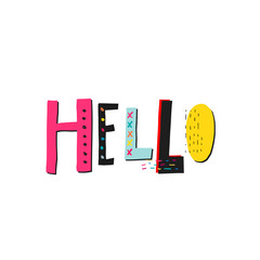 Hello shirt quote lettering