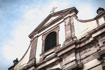 front of University Church in Freiburg im Breisgau