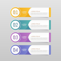 Sticker label colorful set