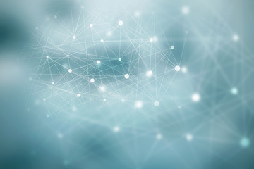 2d illustration Abstract futuristic electronic circuit technology background