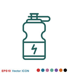 Bottle vector icon, for mobile and web design. Drink Bottle vector graphics