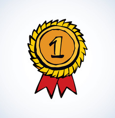 Medal. Vector drawing