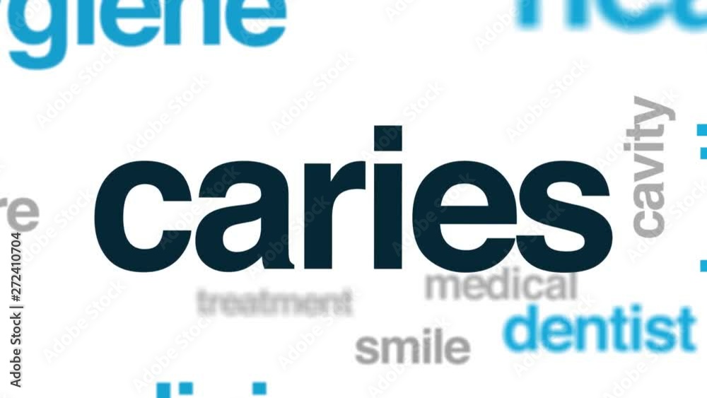 Sticker caries animated word cloud, text design animation. kinetic typography.