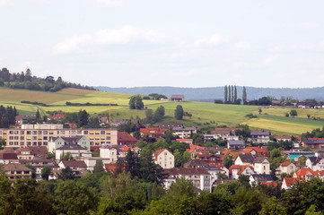 Fototapeta na wymiar Beautiful view of the town. Germany.