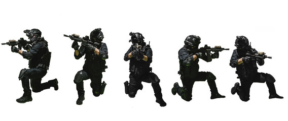 special forces soldier police, swat team member - 272411313