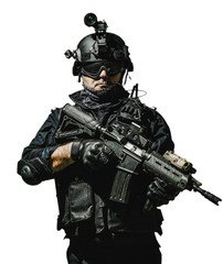 special forces soldier police, swat team member - 272411316