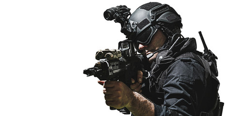 special forces soldier police, swat team member - 272411398
