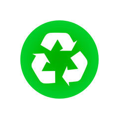 Recycle symbol. Vector, illustration.