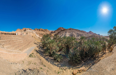 Chebika Oasis in Tozeur, Tunisia