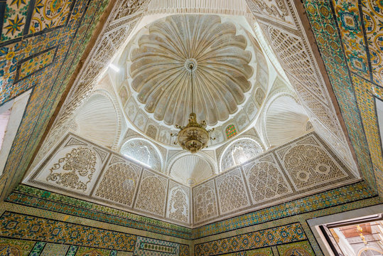 The Barbier Mausoleum in Kairouan, Tunisia.