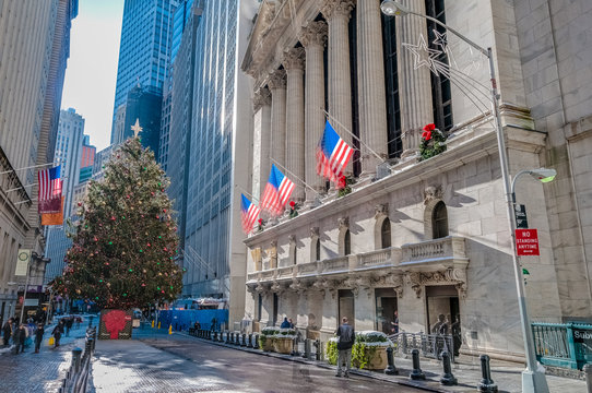 Stock Exchange in New York, United States.