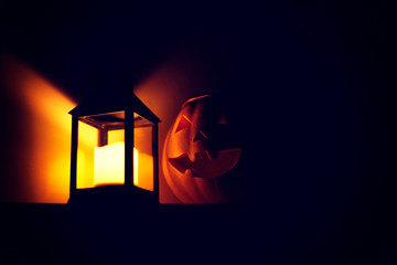 lantern in the night