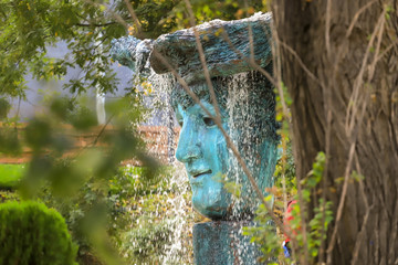 sculpture in thje park Odessa