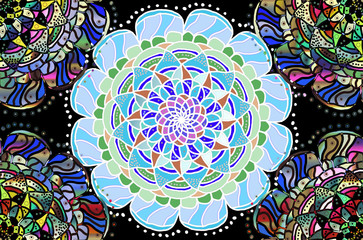 elegant mandalas background