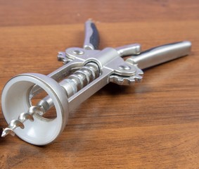 Corkscrew for opening wine
