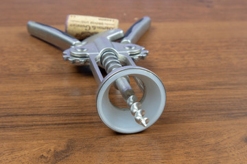 Corkscrew for opening wine