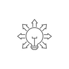 Business, innovate icon. Element of teamwork icon. Thin line icon for website design and development, app development. Premium icon