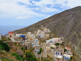 Fototapeta na wymiar small village in the mountain of greece
