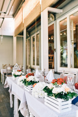 Beautiful romantic decoration for special day