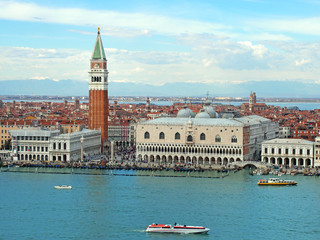 view of venice from above