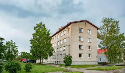 Fototapeta na wymiar view of village paldiski estonia