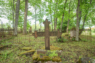 old cemetery in estonia