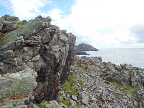 The rocky coast of Kullen peninsula (Sweden)
