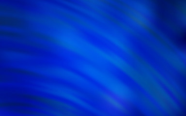 Fototapeta premium Dark BLUE vector background with wry lines.