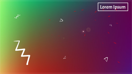 Obraz premium Plain abstract space fantasy cool. 