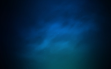 Obraz na płótnie Canvas Dark BLUE vector layout with cosmic stars.