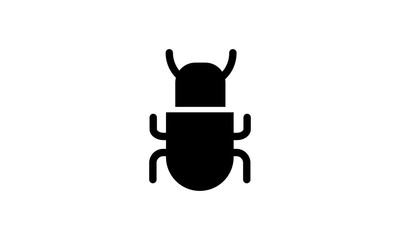 Software bug icon for app and program troubleshooting