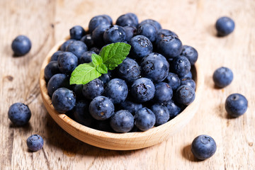 fresh blueberries