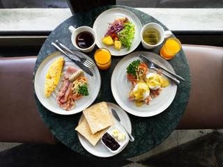 breakfast table