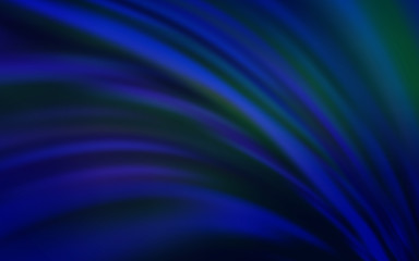 Dark BLUE vector blurred and colored pattern.