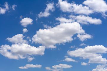 Fototapeta na wymiar Beautiful blue sky and clouds. Creative vintage background.
