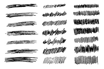 Hand drawn Pencil Scribble Rectangles