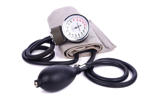 Sphygmomanometer Isolated On White Background