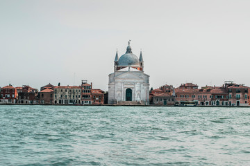 Fototapeta na wymiar District Giudecca, beautiful Venice. Church Santissimo Redentore